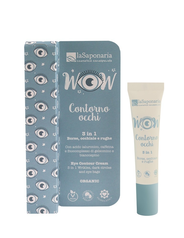 Crema contorno occhi 3 in 1 effetto WOW in 14 giorni - La Saponaria